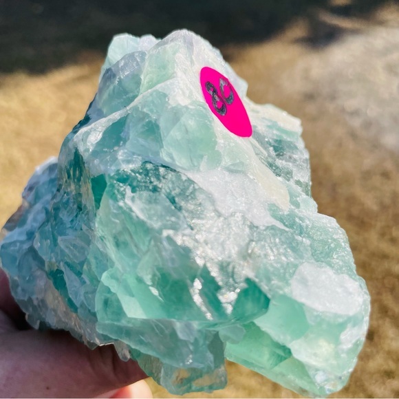 Green Fluorite Quartz Crystal 621 grams Mineral Huge Raw Natural Specimen #80 - Picture 4 of 15